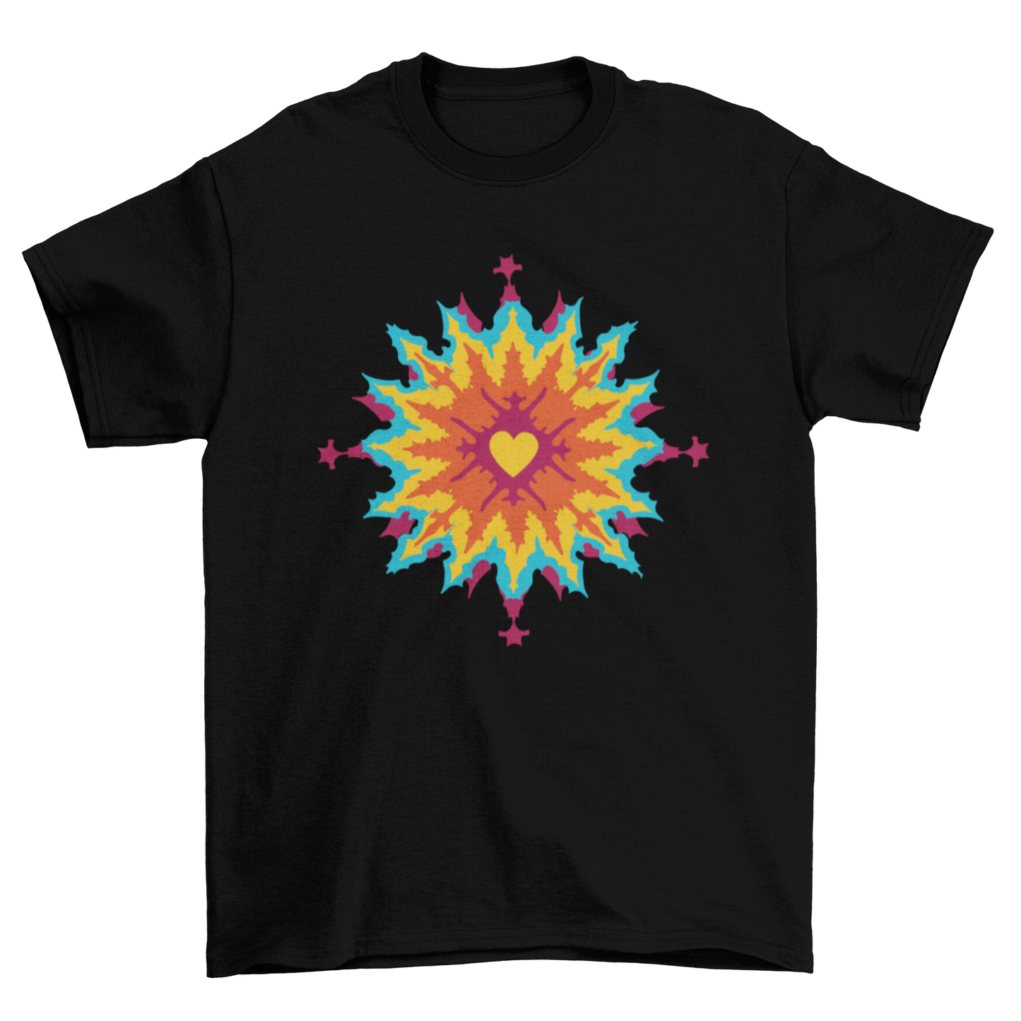 Fractal Psychedelic Love T-shirt Design