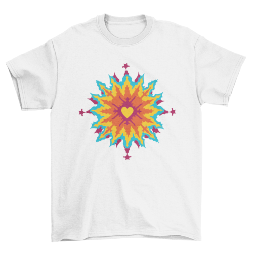 Fractal Psychedelic Love T-shirt Design