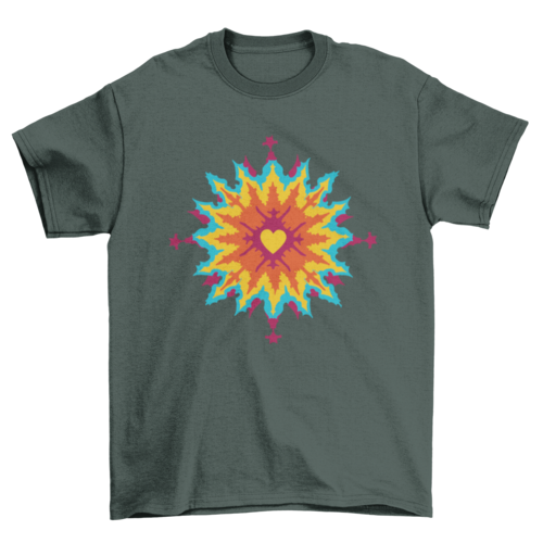 Fractal Psychedelic Love T-shirt Design