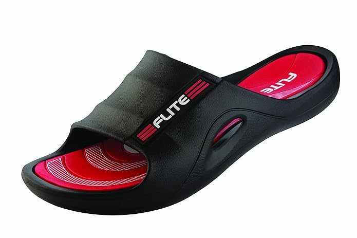 Men's Slides/SlipperS for Boys/Flip Flop Red-Black Size 7UK