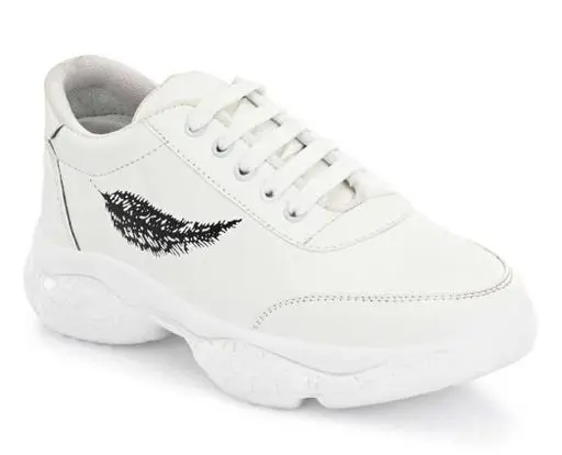 Women's White styles Sports casuals shoes