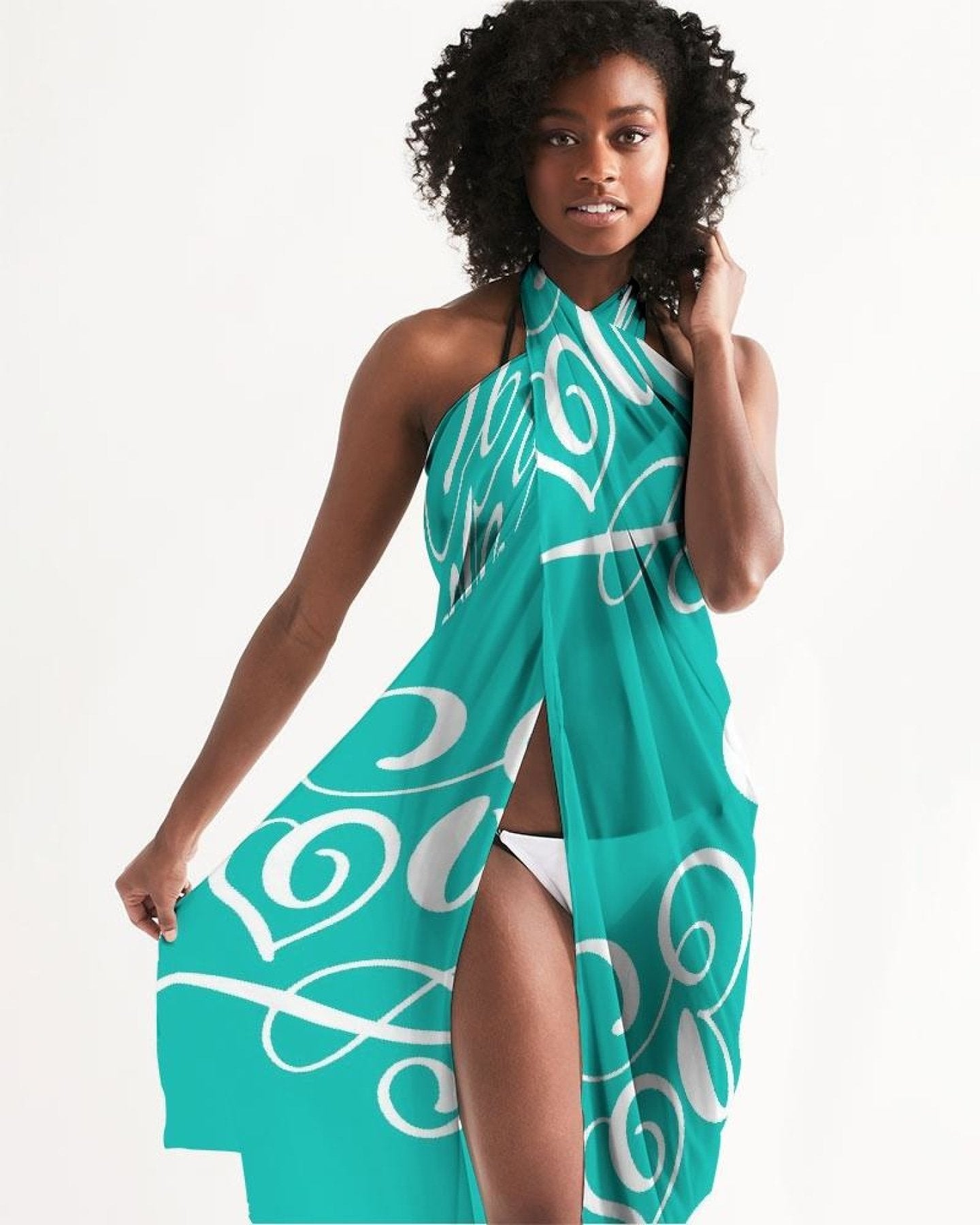 Sheer Love Green Swimsuit Cover Up